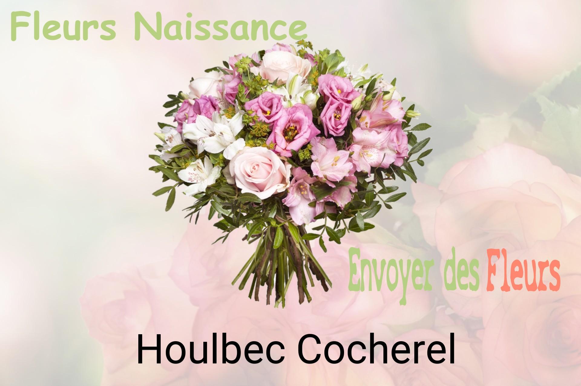 Bouquet de fleurs de naissance livré à Houlbec-Cocherel